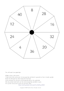 games spinner easy to make and play four times tables game