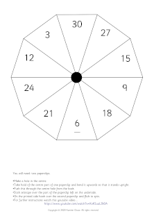 games spinner easy to make and play three times tables game