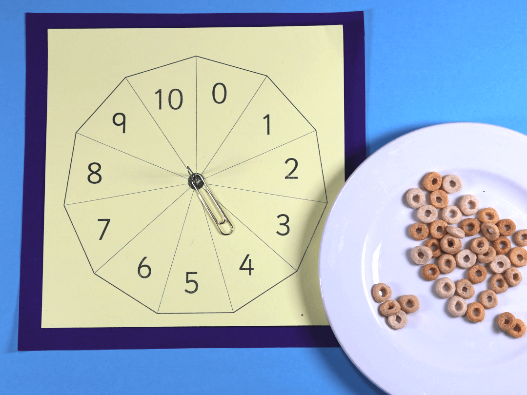 let's play a game with a zero to ten spinner