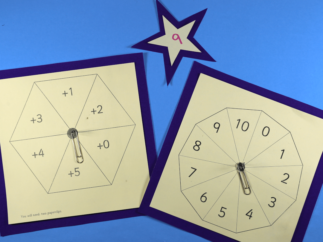 let's play a game with an add zero to add five spinner