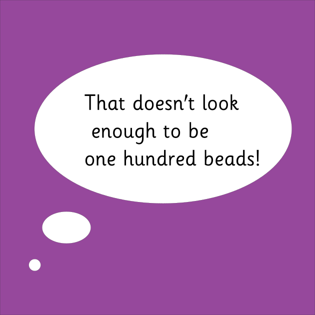 that doesn't look enough to be one hundred beads