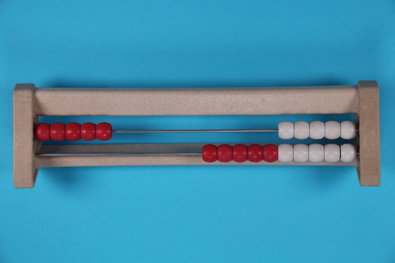 5 beads on 20 bead rekenrek