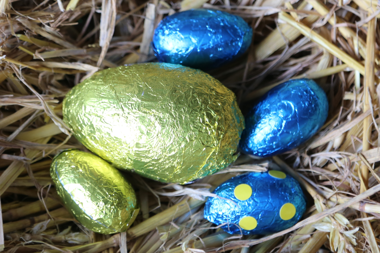 5 Easter eggs for part-whole activity