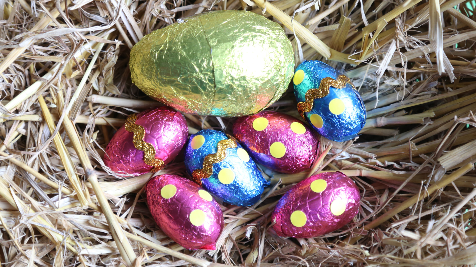 7 Easter eggs for part-whole activity