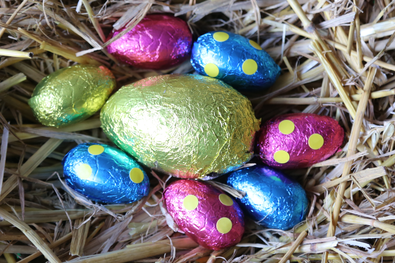 8 Easter eggs for part-whole activity
