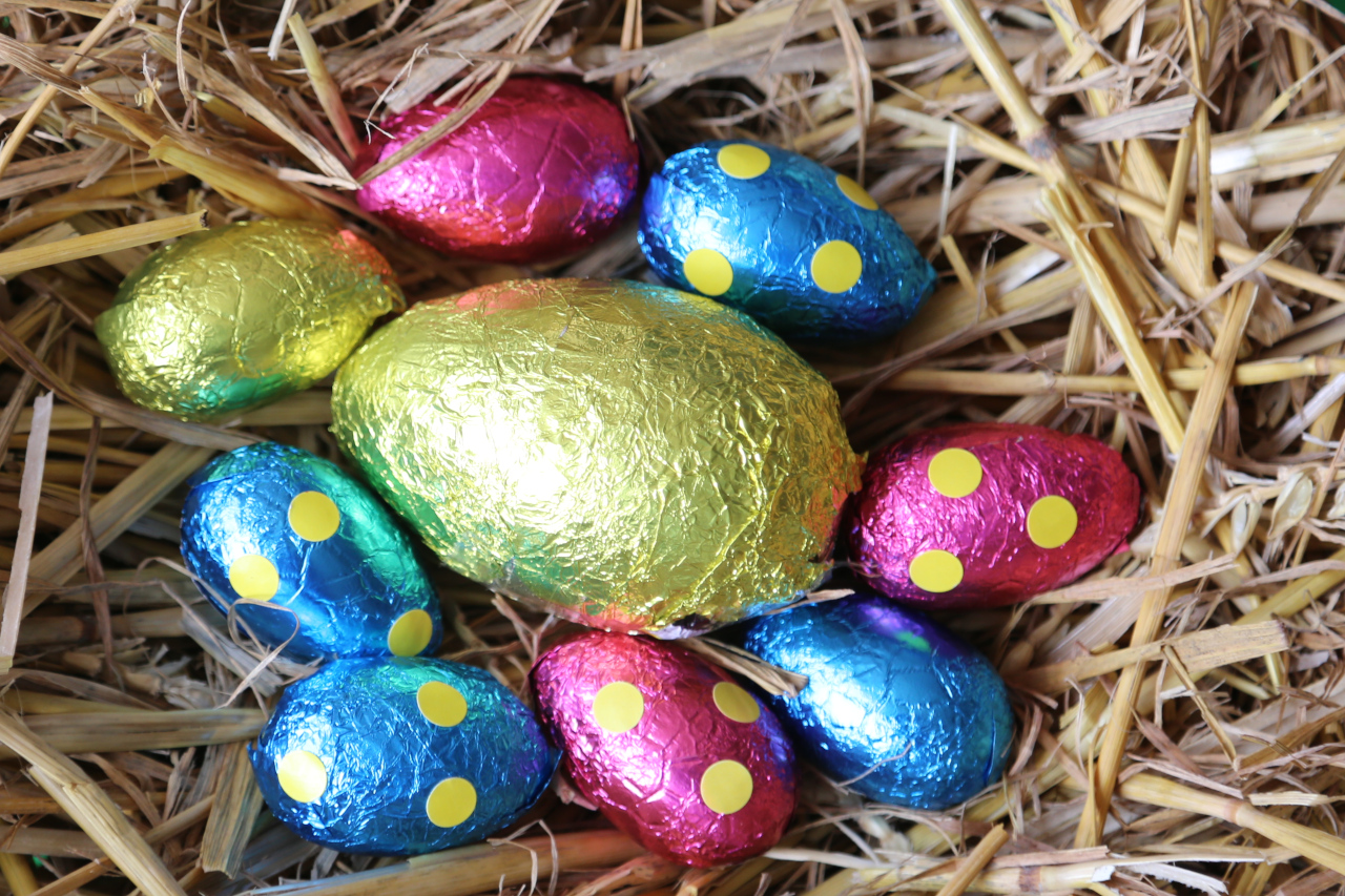 9 Easter eggs for part-whole activity
